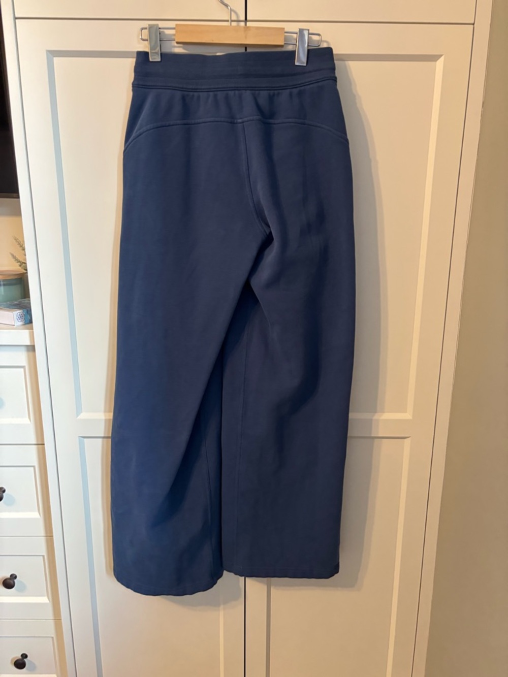 Lululemon Scuba Mid-Rise Wide-Leg Pants Pitch Blue Size 4 31” Inseam - Picture 7 of 16
